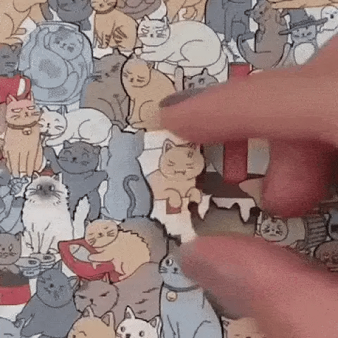 PatiPUZZLE ahşap kedi yapboz