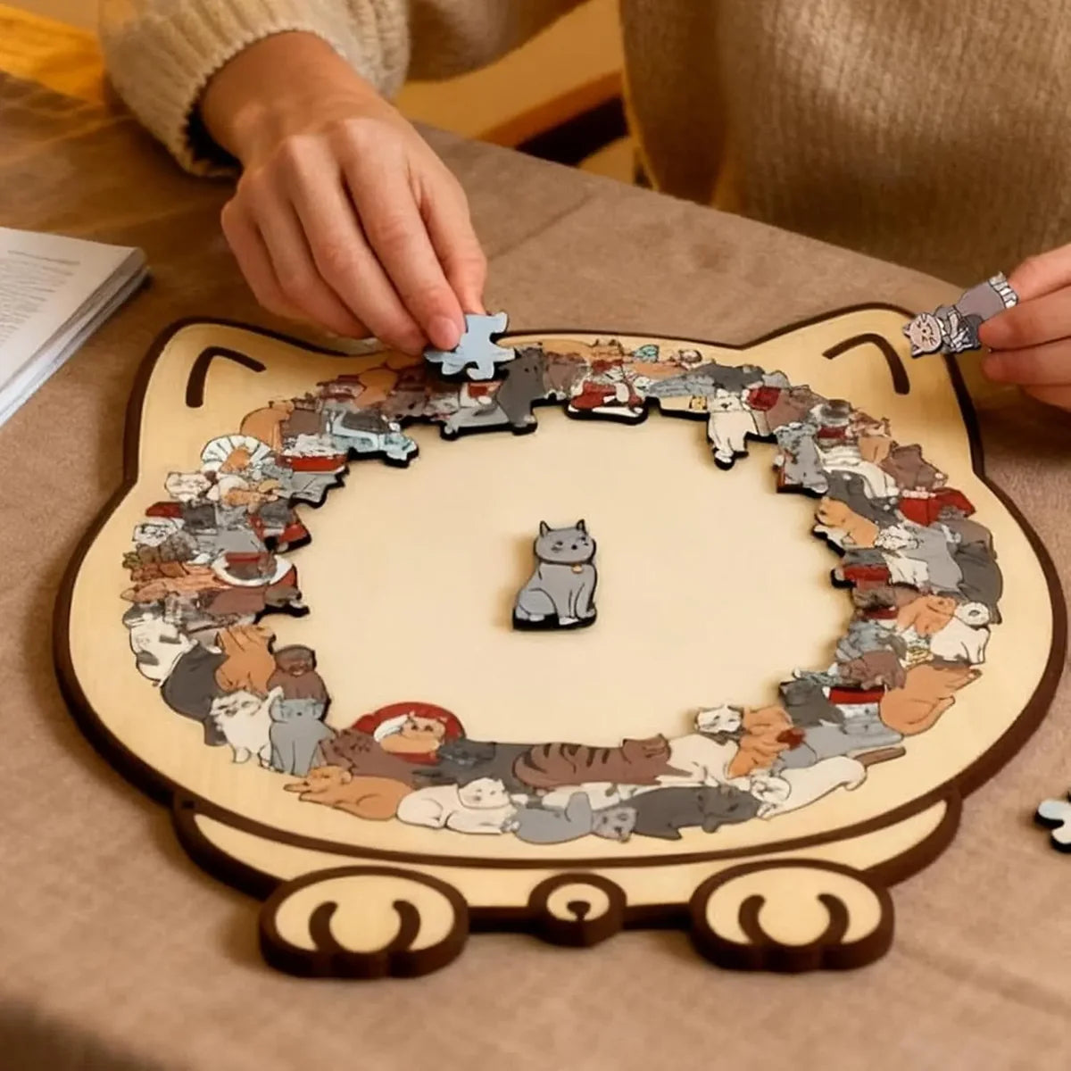 PatiPUZZLE ahşap kedi yapboz