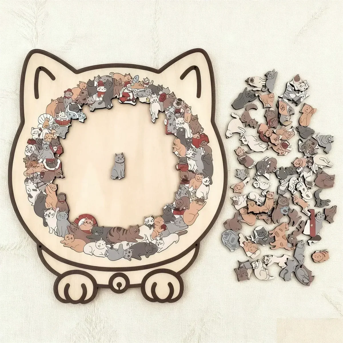PatiPUZZLE ahşap kedi yapboz