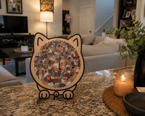 PatiPUZZLE ahşap kedi yapboz